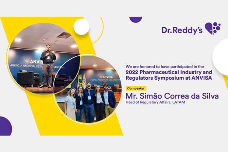 Dr. Reddy's API participated in the 2022 Pharmaceutical Industry and Regulators Symposium at ANVISA