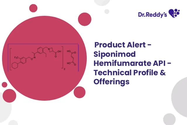 Siponimod Hemifumarate API - Technical Profile & Offerings