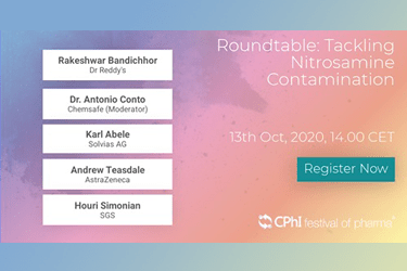 CPhI Festival of Pharma Roundtable: Tackling Nitrosamine Contamination