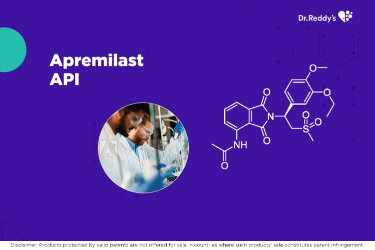 Dr.Reddy's Apremilast API and finished formulation offerings.