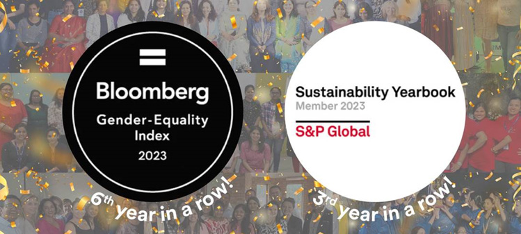 Dr. Reddy’s included in Bloomberg Gender-Equality Index for the 6th year in a row and S&P Global’s Sustainability Yearbook for the 3rd year